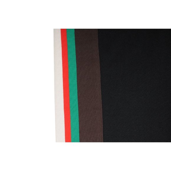 Gucci Mens Track Pants Large Black Green Red Stripped Drawstring Cotton Joggers - Picture 3 of 10